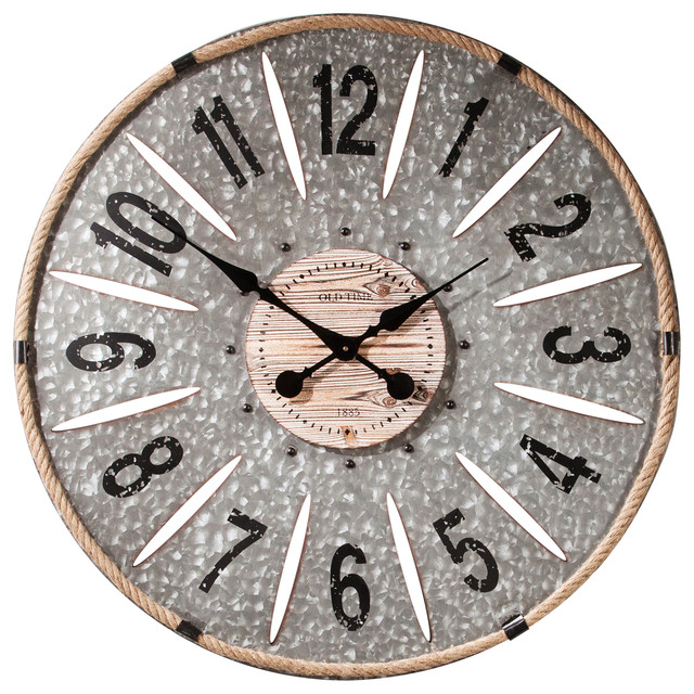 Emmalyn Decorative Oversized Wall Clock