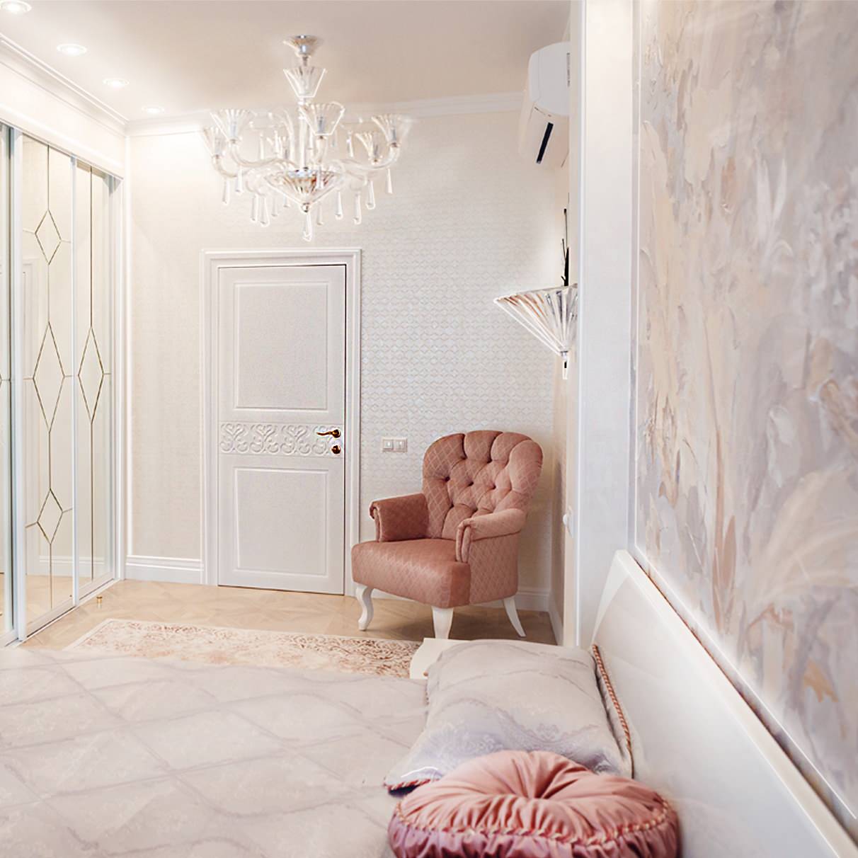 Нежная спальня для Елены Прекрасной