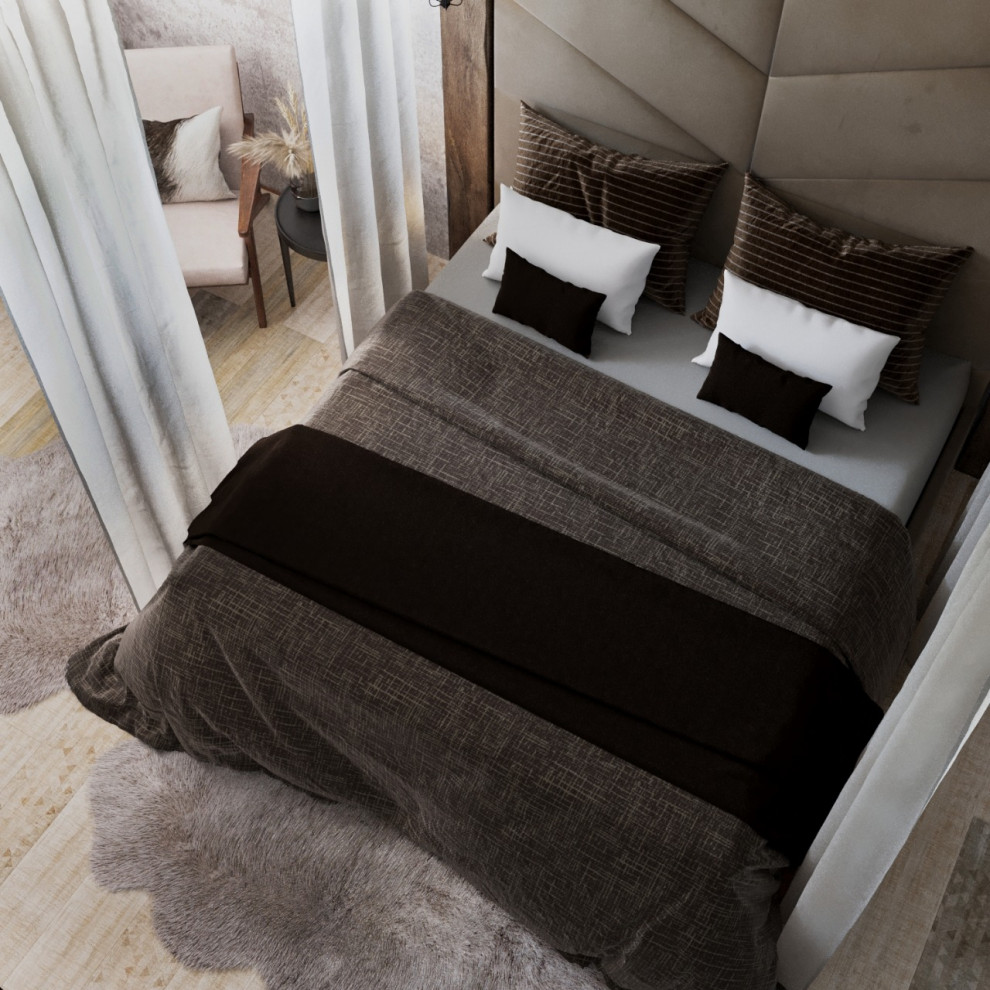 Дизайн проект интерьера номера Шале