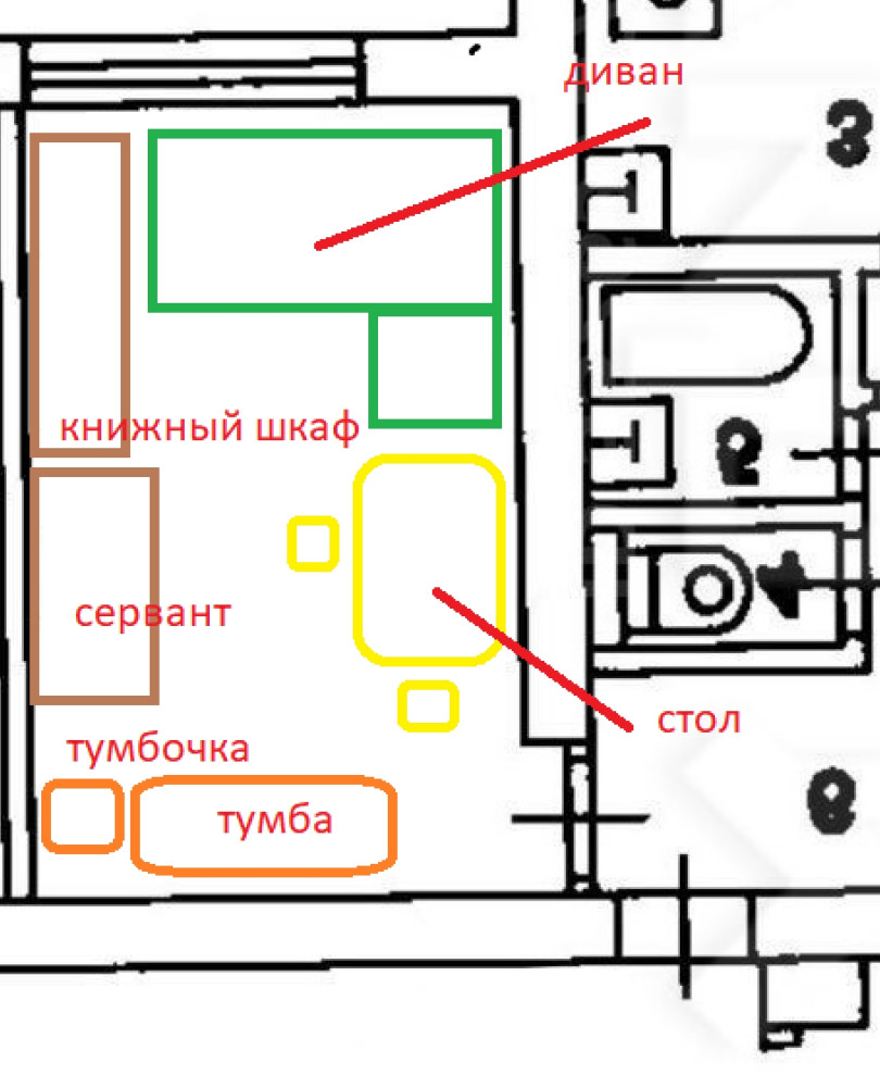 Как поставить много мебели в маленькой комнате? | Houzz Россия