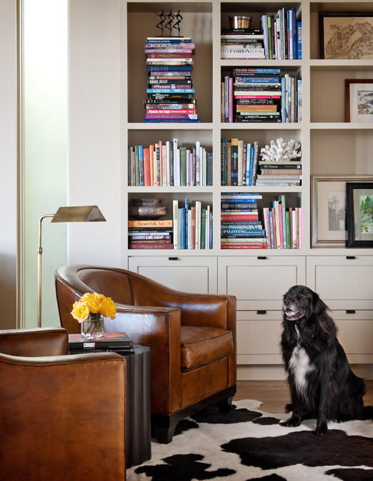 Eclectic home office in Seattle.