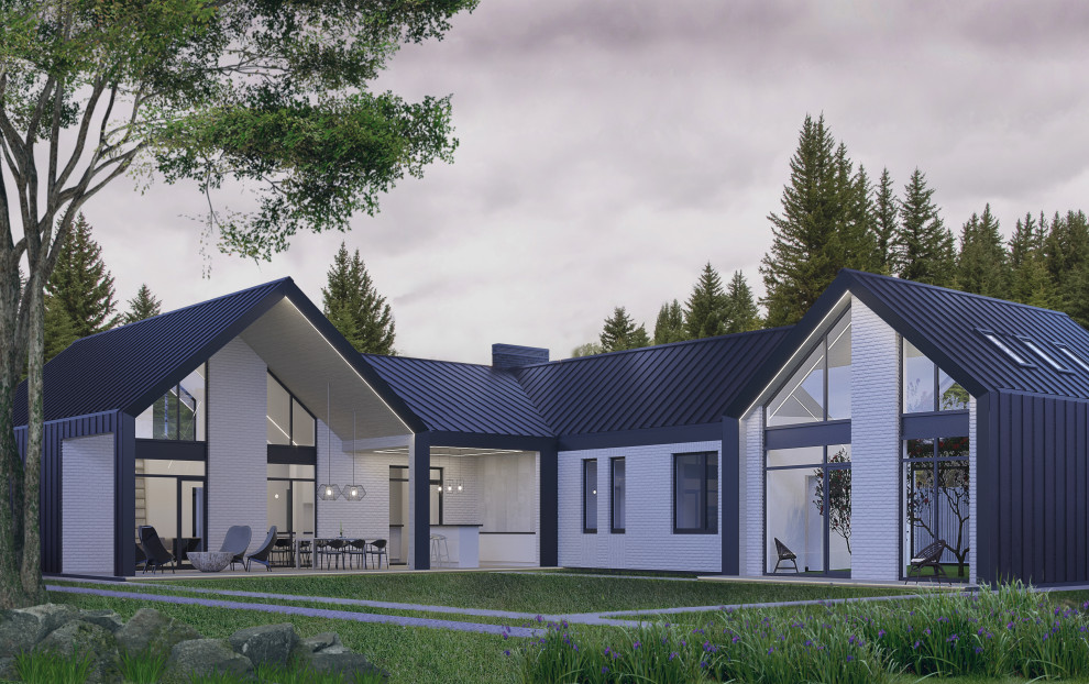 Дом в стиле BarnHouse (БарнХауз)