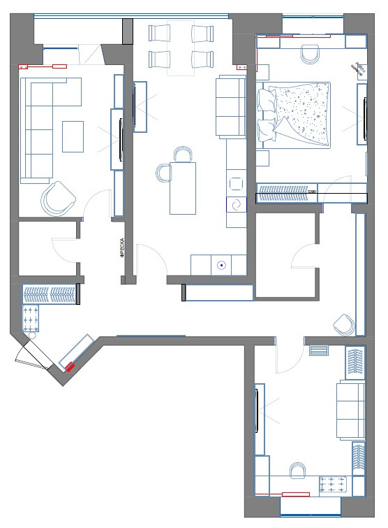 Ладожский бульвар. Планировочное решение