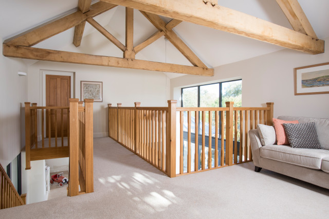 Contemporary Barn Conversion contemporary-vardagsrum