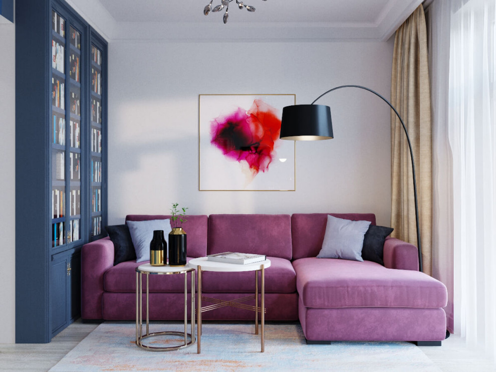 Дизайн квартиры 64 м2 ЖК Мичуринский