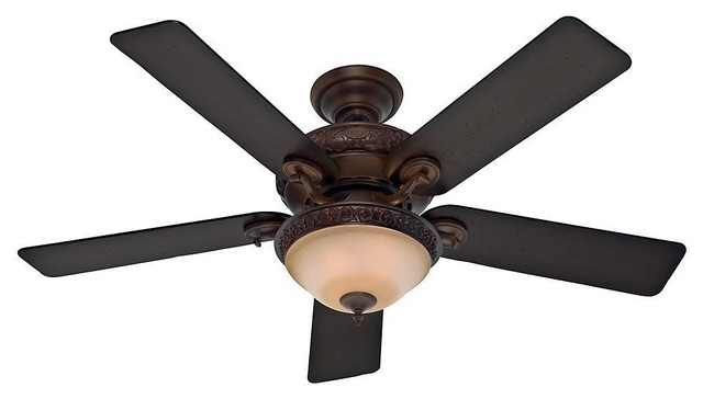 Vernazza 52 Ceiling Fan Brushed Cocoa Aged Barnwood Rustic