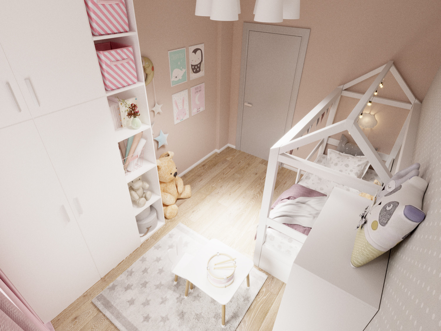 интерьер квартиры 72 квм. г. Новосибирск