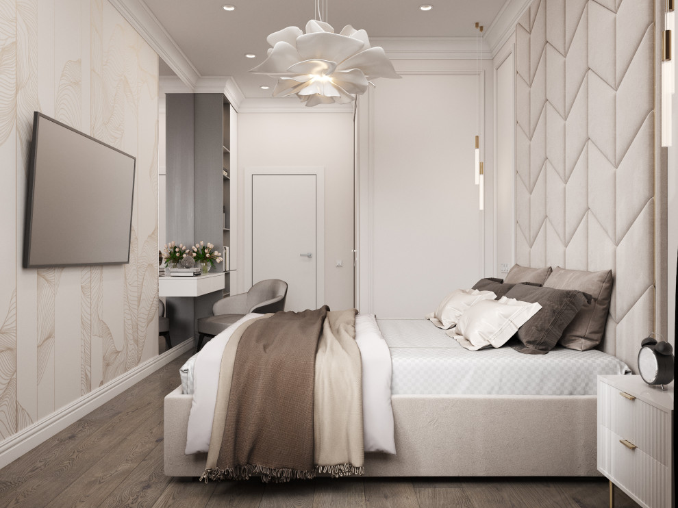 Проект спальни для семьи из Москвы