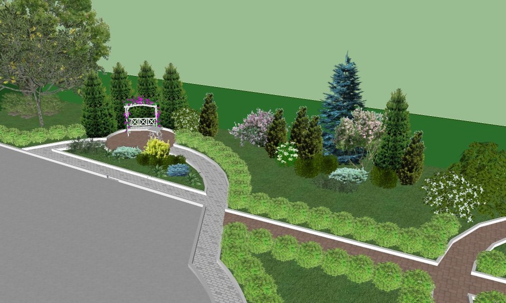 озеленение территории предприятия