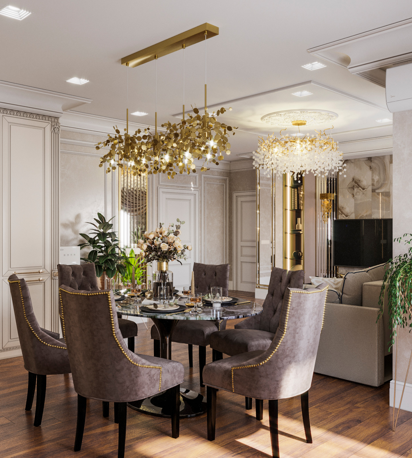 "Нарядная" квартира на Кубанской Набережной