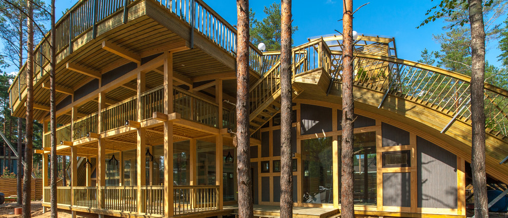 Дома с парком на крыше Hill Park