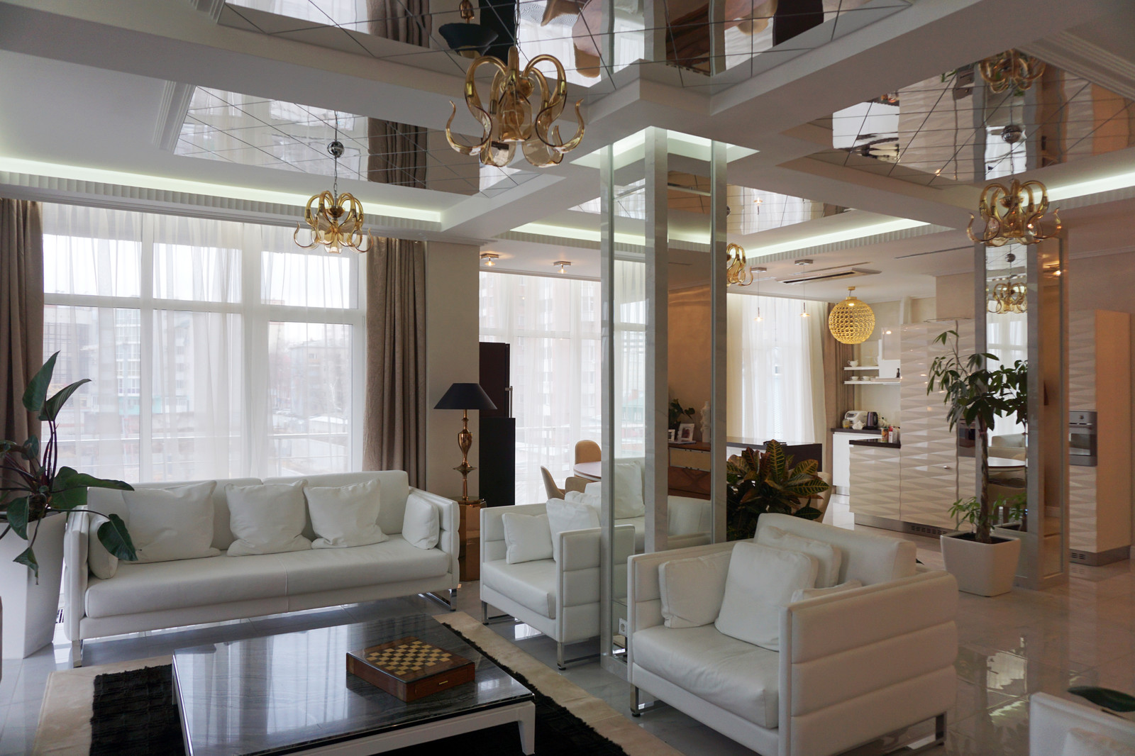 Примеры работ - кухня-гостиная