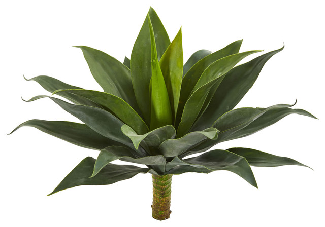 19" Large Agave Artificial Plant, Set of 2