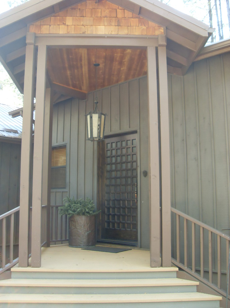 Inspiration for a contemporary entryway in Phoenix.