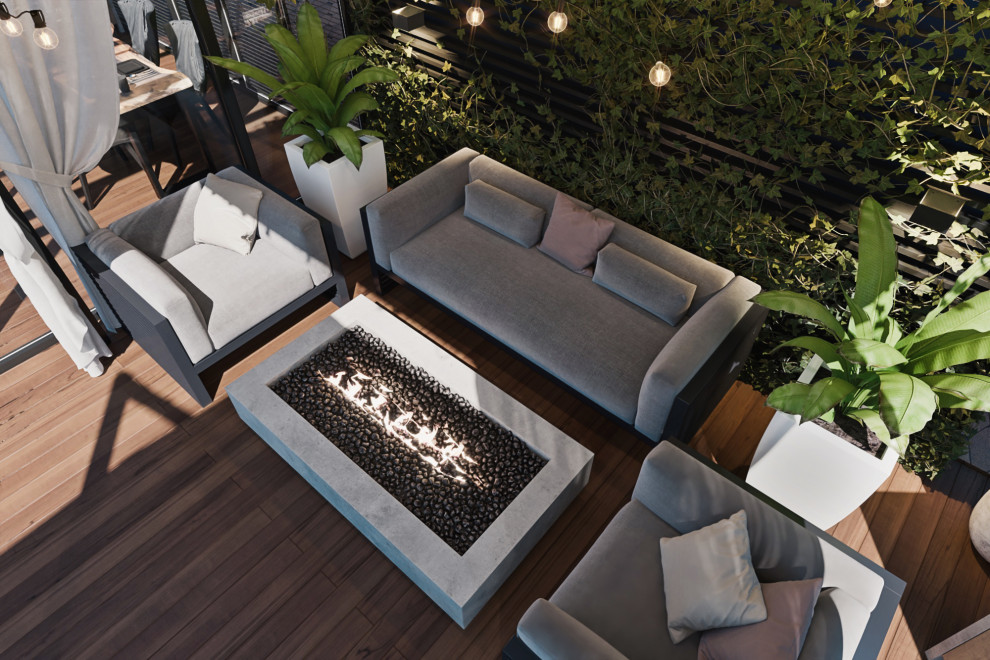 Терраса пентхауса в г. Сочи