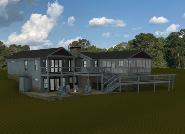Cardinal's Rest rustic-rendering