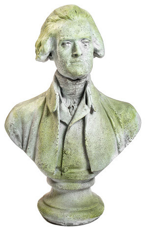 Thomas Jefferson 29 By Houdon, Famous Americans Busts