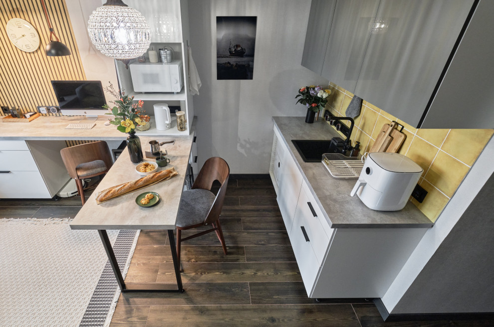 Интерьерная съёмка студии 19 кв.м. на Братиславской (Москва)