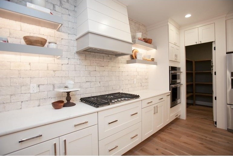 Transitional kitchen photo in Cedar Rapids