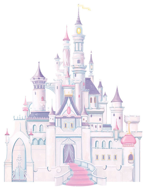 Disney Princess Castle Large Self Stick Wall Accent Decor