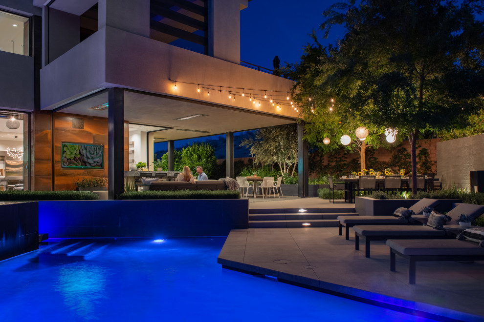 Private Residence 2 The Ridges Custom Home Modern Pool Las