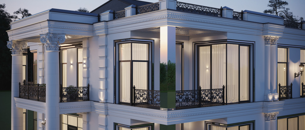 Разработка и оформление проекта загородной резиденции в классическом стиле