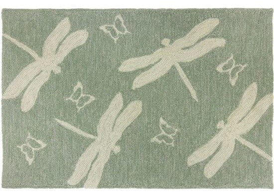 Dragonfly Field Indoor Outdoor Area Rug, 22