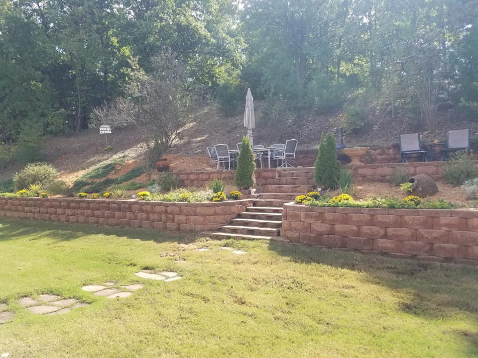 This is an example of a transitional landscaping in Austin.