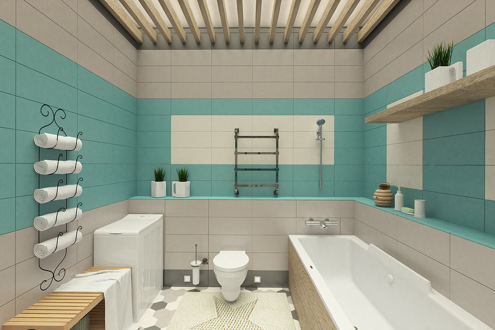 Квартира в современном стиле для девушки 25 лет в Москве