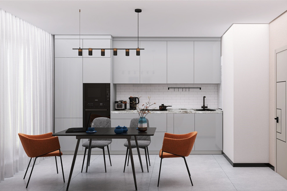 Стильная двушка для семьи из 4-х человек!