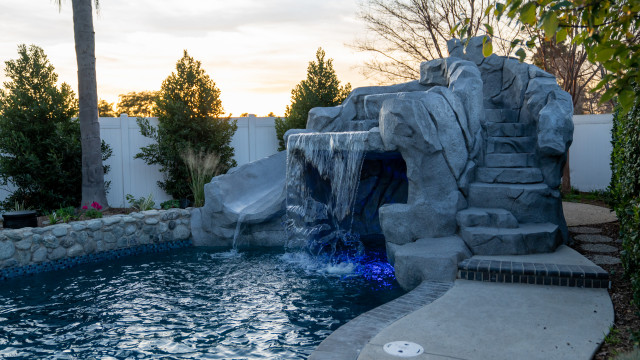 Pool Water Slide Remodel maritimt-pool