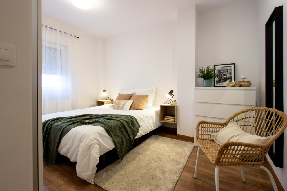 Modelo de dormitorio principal escandinavo