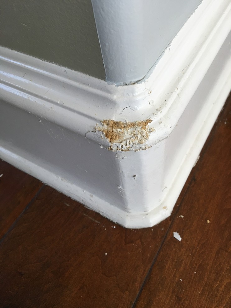 How to repair baseboards?