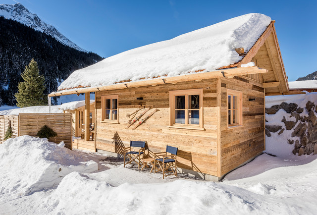 Tiny Chalet rustik-fasad