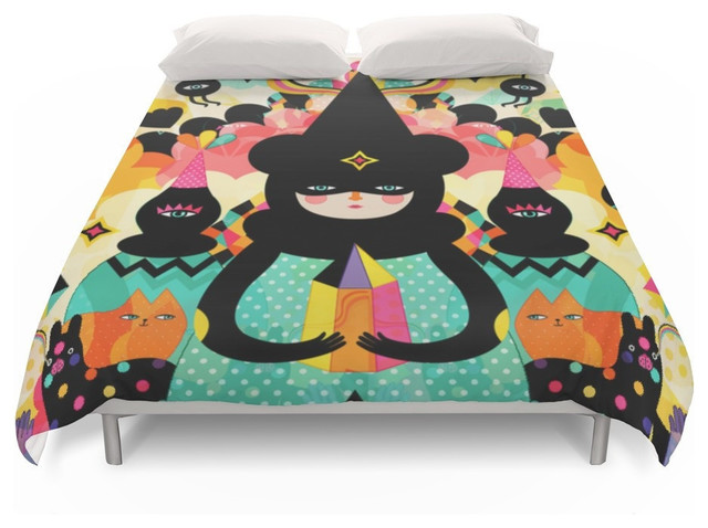 Magical Friends Duvet Cover Contemporary Duvet Covers And