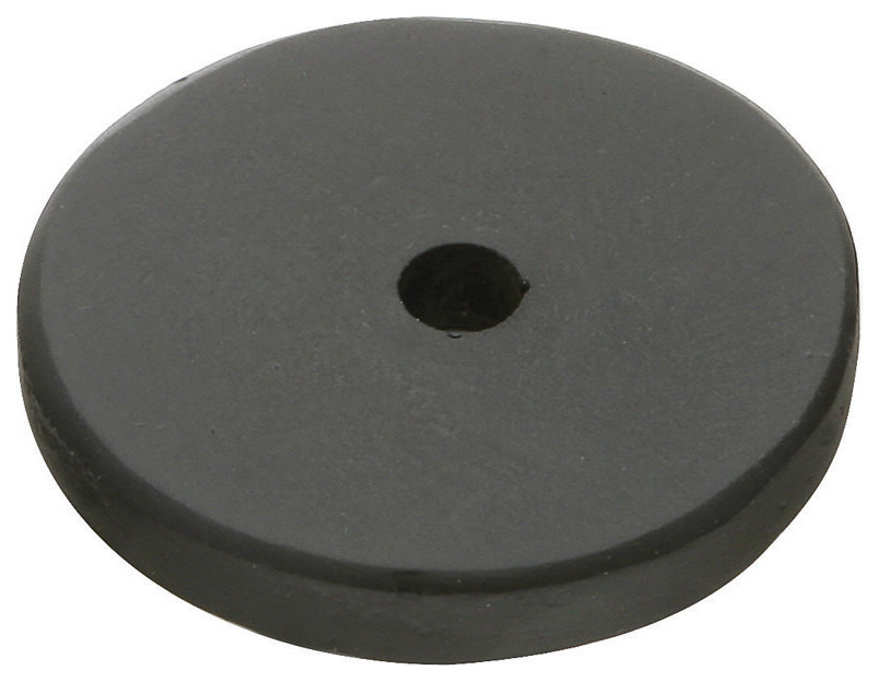 Emtek 86341 Sandcast Bronze 1.25" Cabinet Knob Round Back Plate - Flat Black
