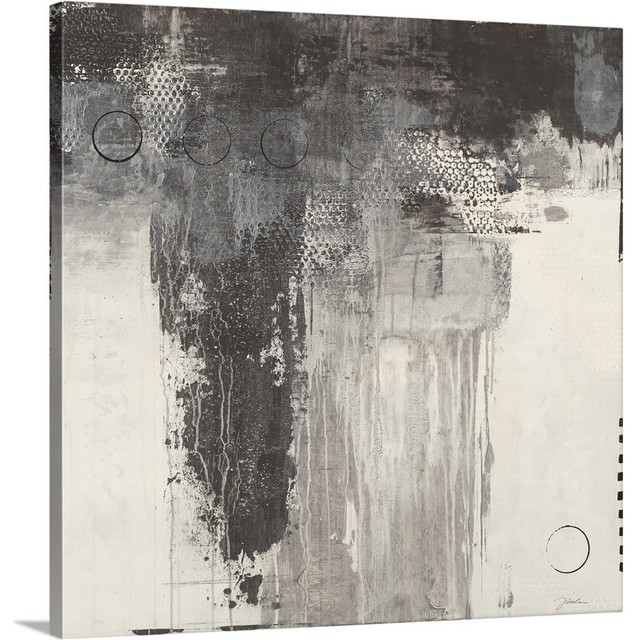 "Windswept I" Wrapped Canvas Art Print, 24"x24" Contemporary Prints