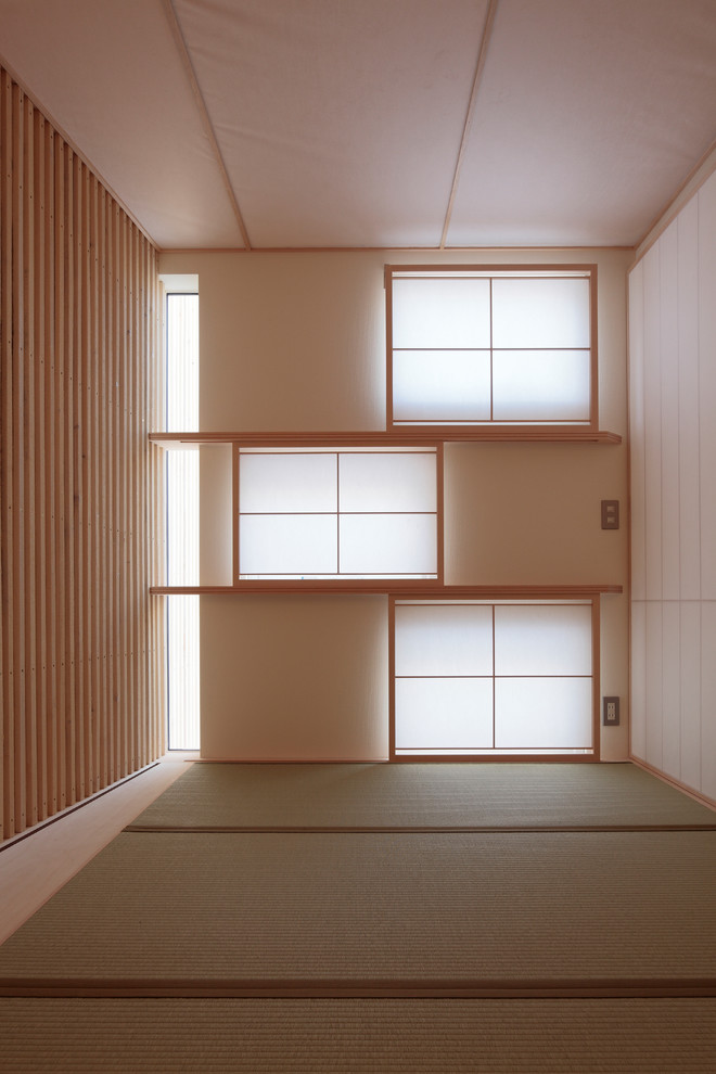 Design ideas for an asian home design in Sapporo.