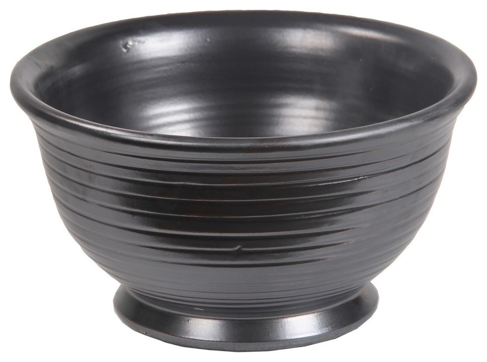 Privilege International Gray Ceramic Bowl, Small