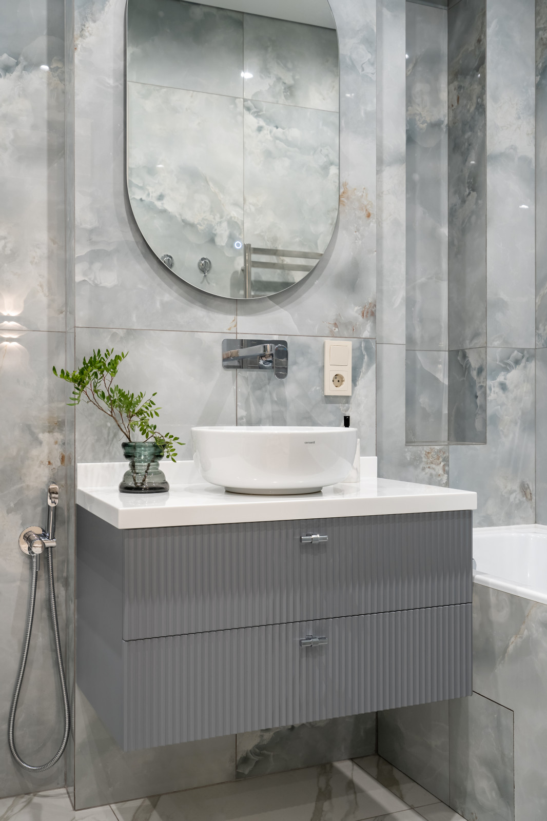 Полная меблировка квартиры в ЖК "Дом на Ярославской" дизайнер Елена Мархаюк