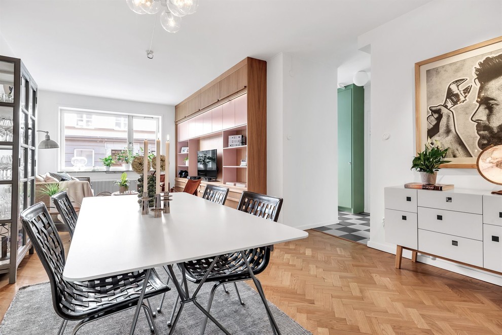 Design ideas for a scandinavian dining room in Stockholm.