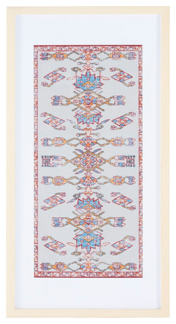 Safavieh Ishtar 18" Terracotta Framed Textile Wall Art, #N/A