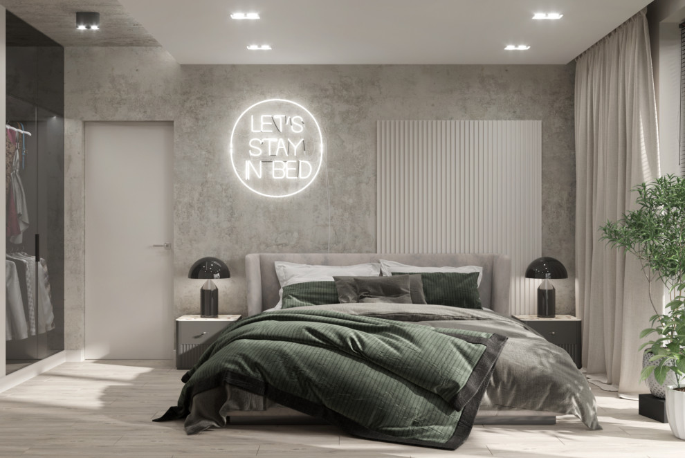 Пастельная квартира с яркими акцентами