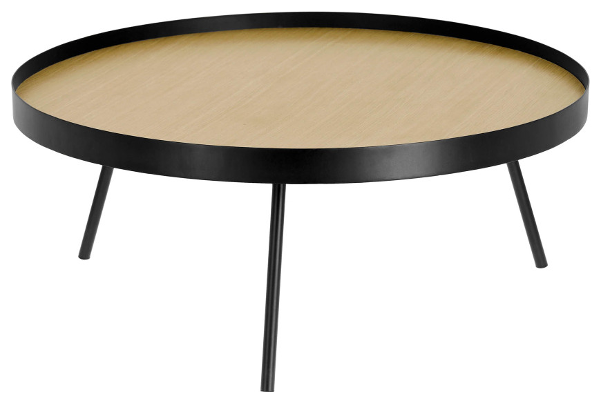 Round Tray Top Coffee Table La Forma Midcentury Coffee