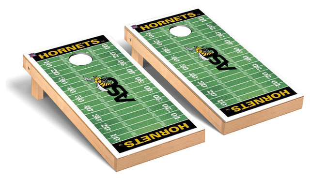 Alabama State Asu Hornets Cornhole Game Set Football Field