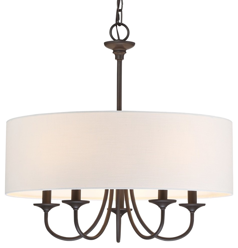 oil rubbed bronze drum shade chandelier