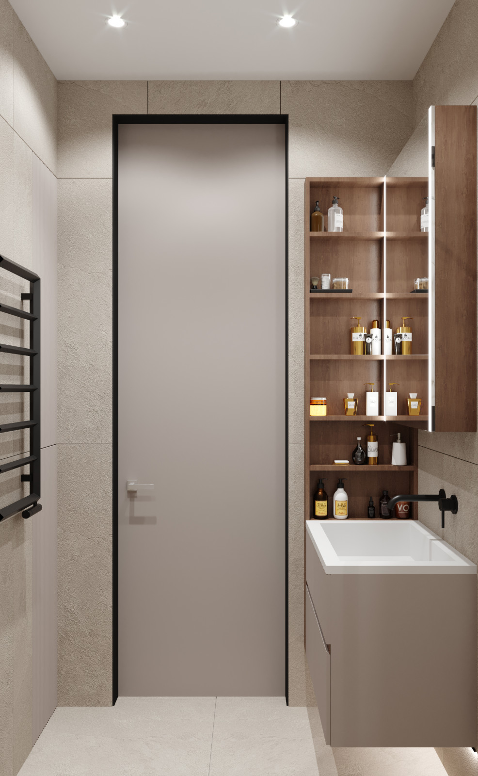 Квартира 127 кв.м. в современном стиле в ЖК Серебряный Парк.