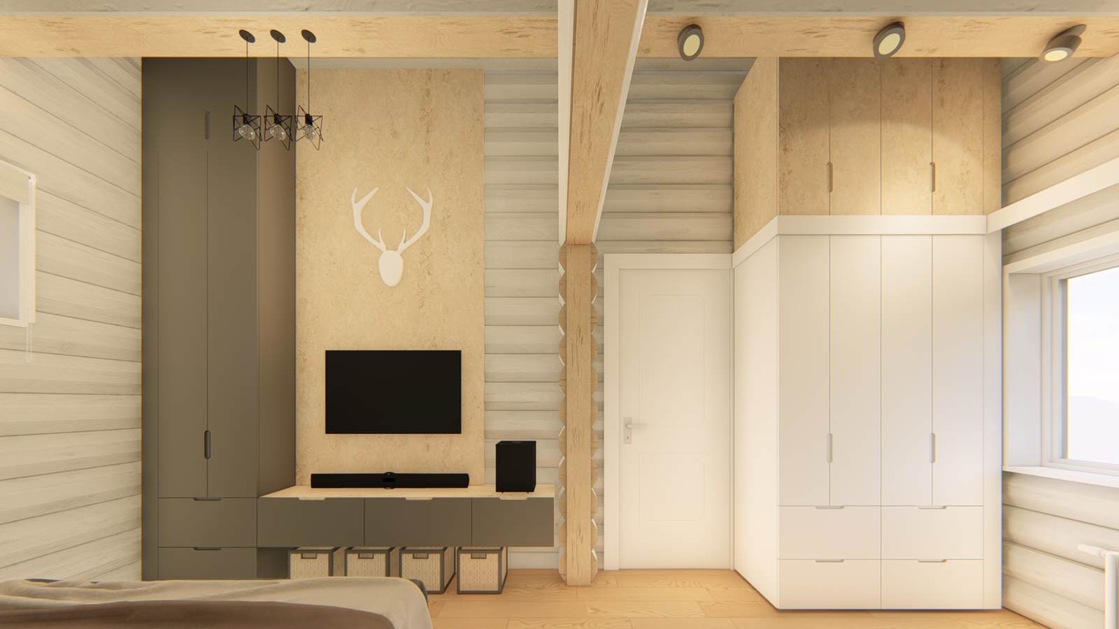 Интерьер главной спальни