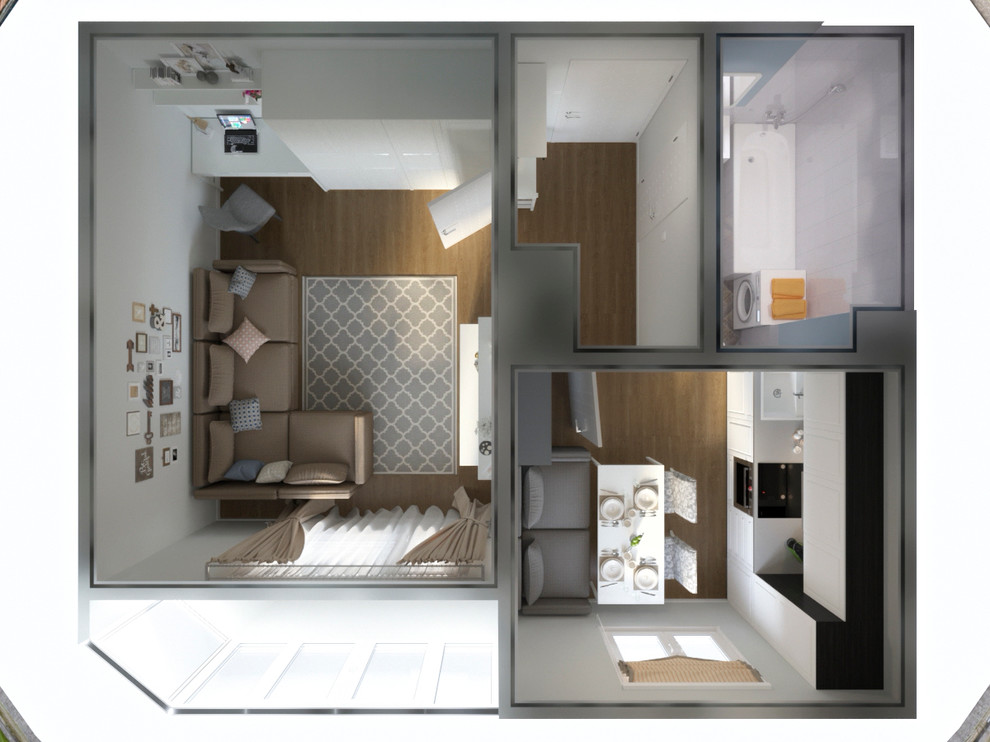 Однокомнатная квартира вариант № 2