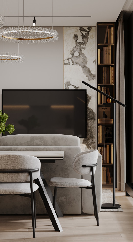 Интерьер квартиры в ЖК "Метрополия"